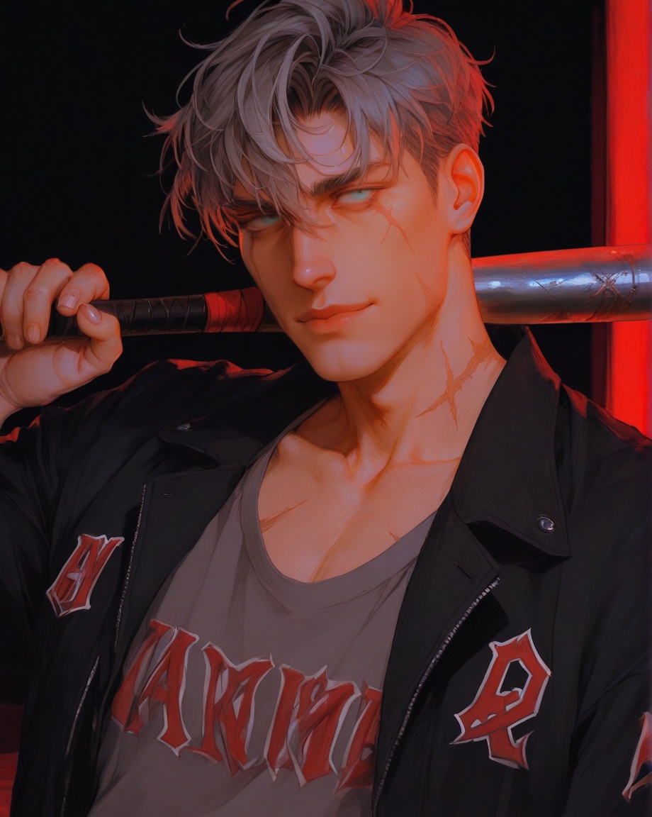 male focus,  solo,  mature on Tensor.Art