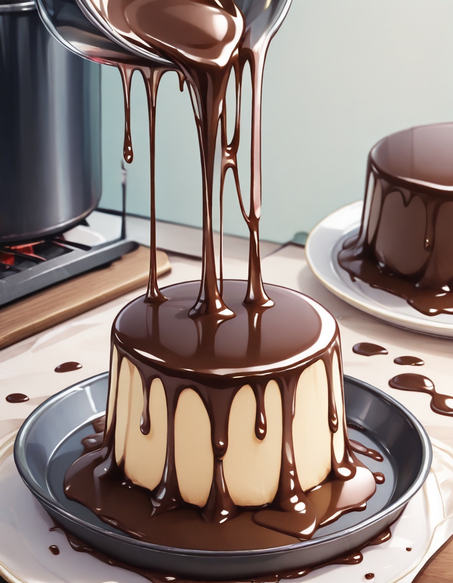 chocolate,  plate,  pan on Tensor.Art