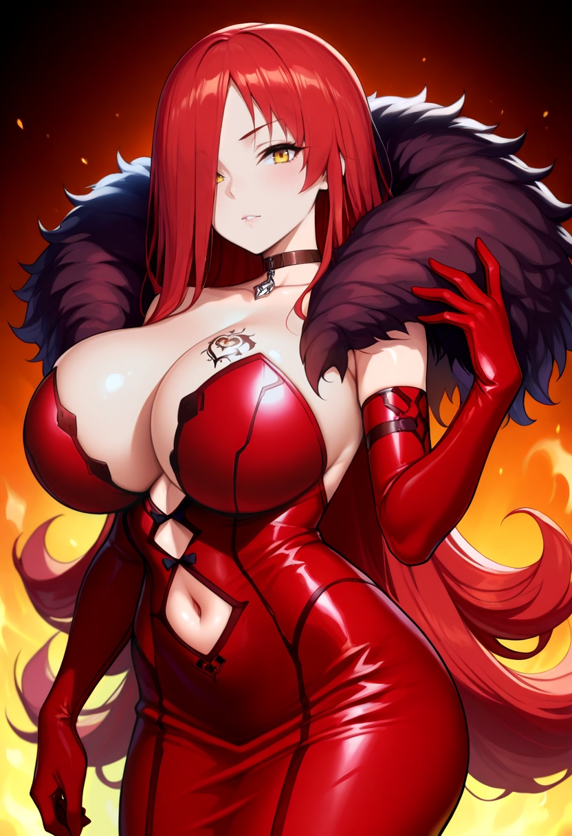 masterpiece,  best quality,  cleavage on Tensor.Art