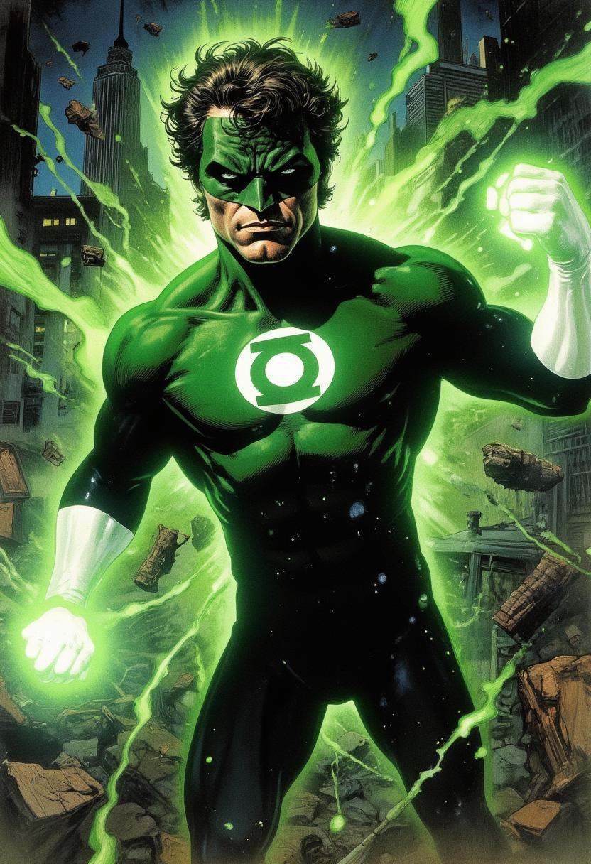 green lantern by Antonio J Manzanedo on Tensor.Art