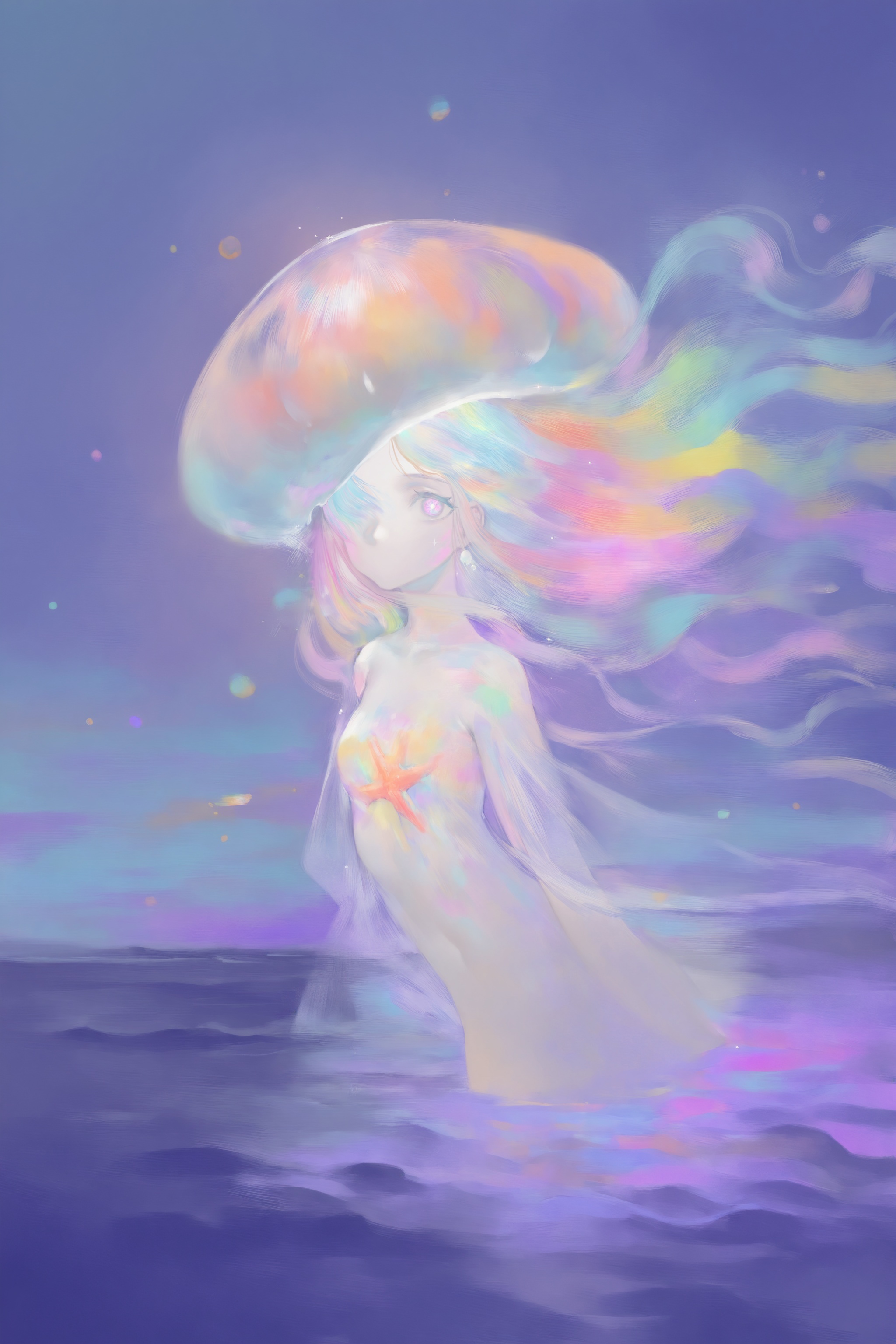 1girl,  impasto,  (artist:alphonse \(white datura\):0.7) on Tensor.Art