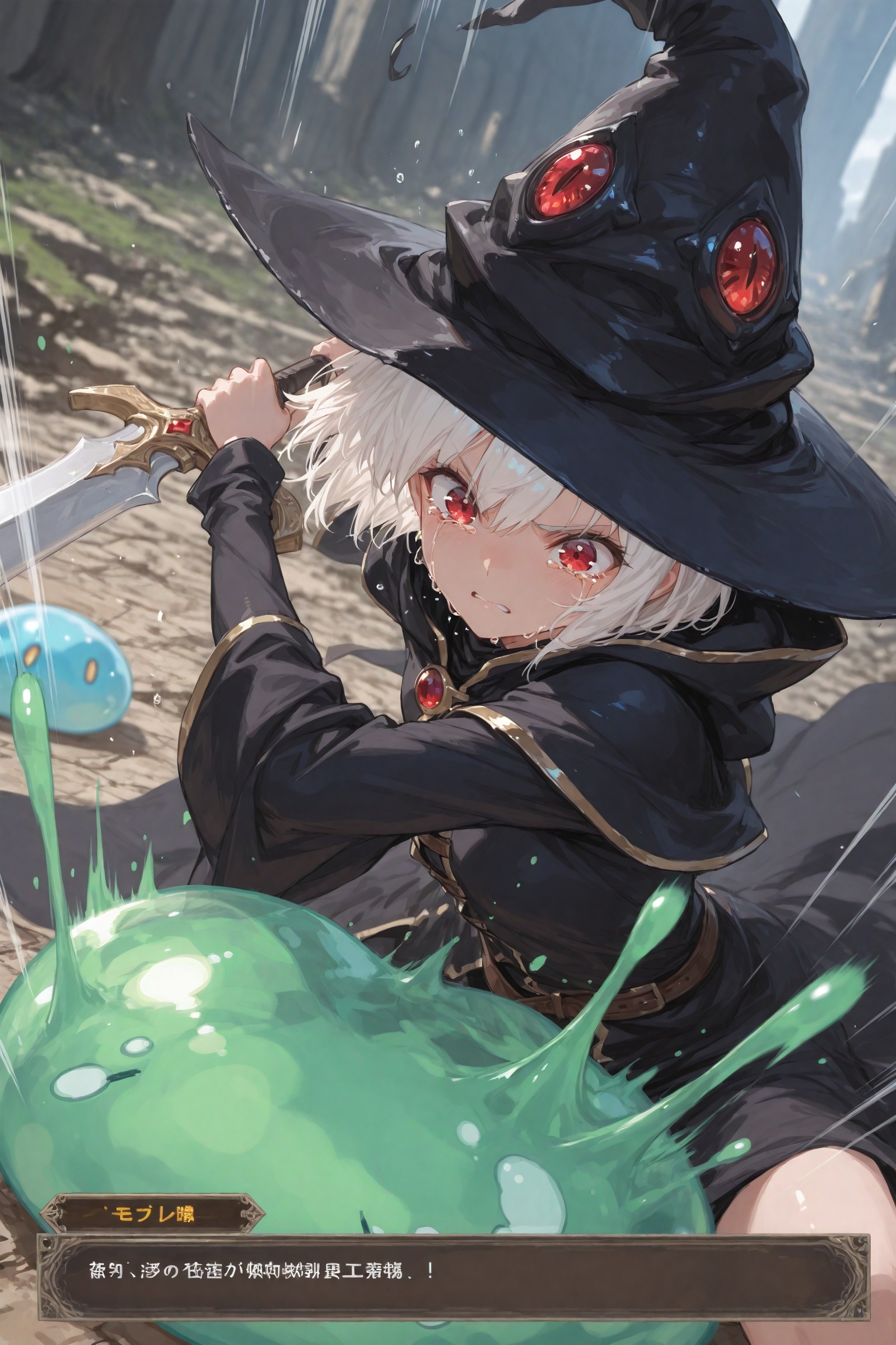 1girl,  solo,  slime on Tensor.Art