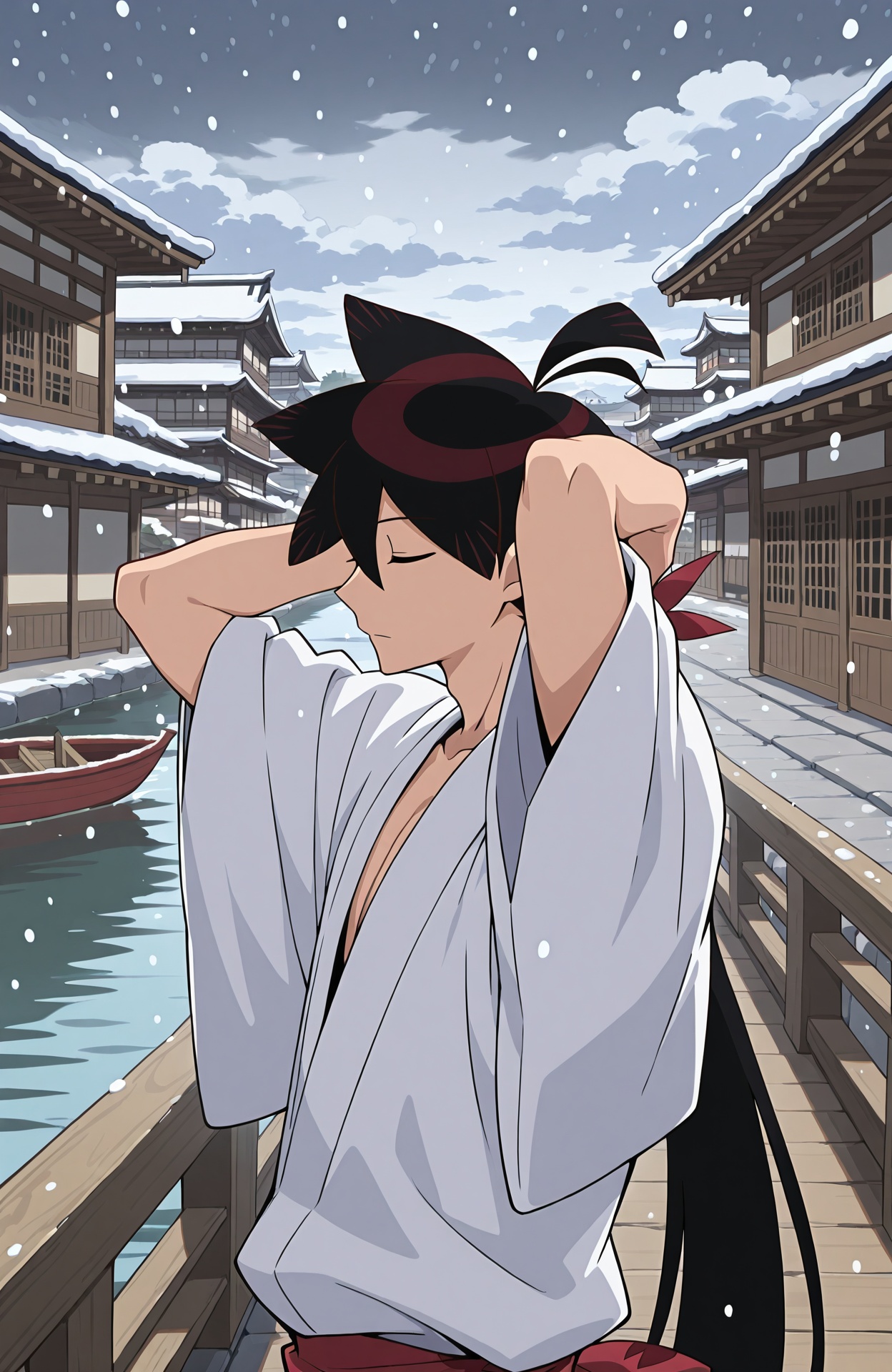 kg_shichika,  from side,  ponytail on Tensor.Art