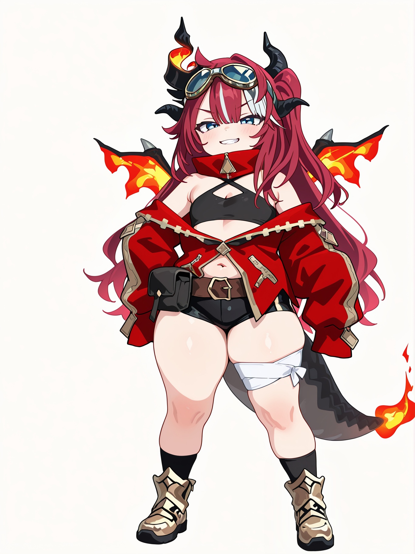 plump,  thick thighs,  wide hips on Tensor.Art