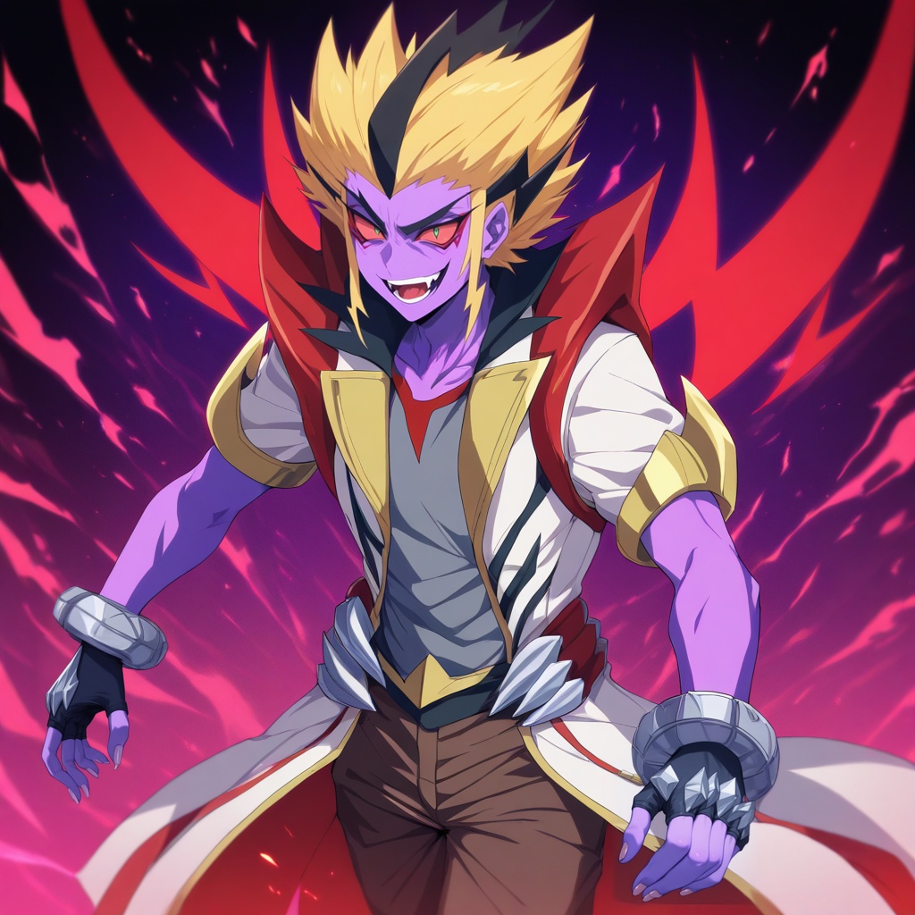 bolt fuchigami,  dark persona,  1boy on Tensor.Art