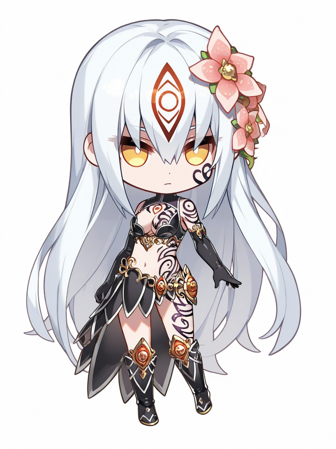 1girl,  solo,  chibi on Tensor.Art