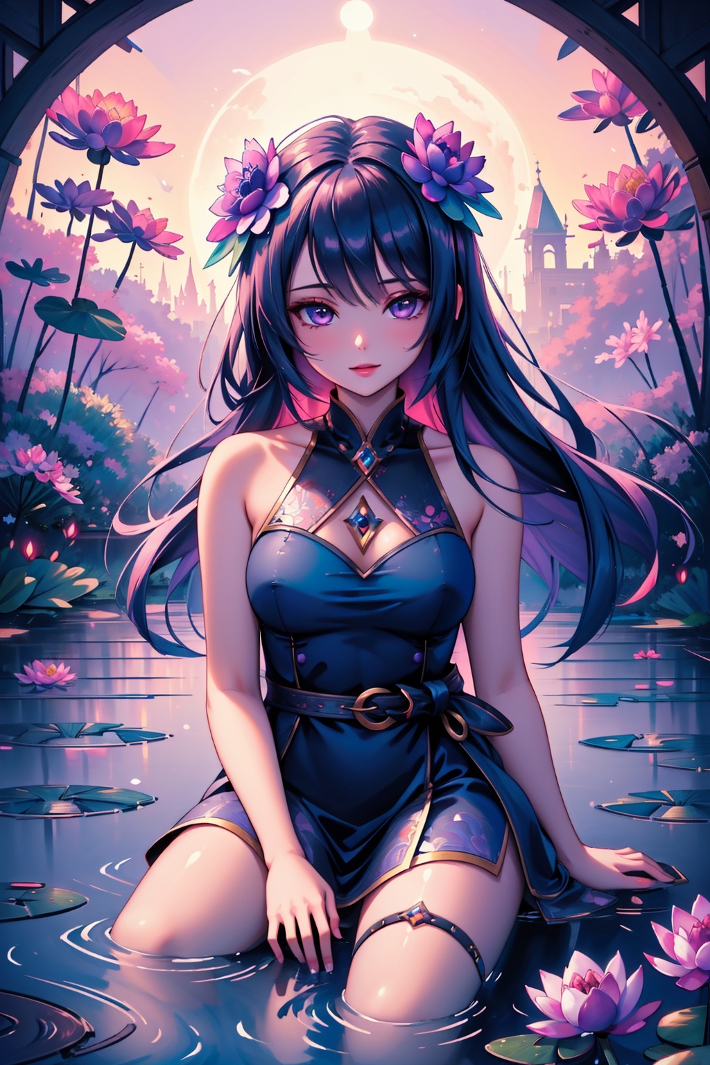 1girl,  ,  dark art on Tensor.Art
