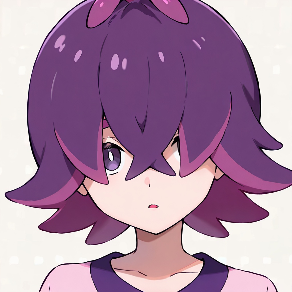 dot \(pokemon\),  multicolored hair,  purple hair on Tensor.Art