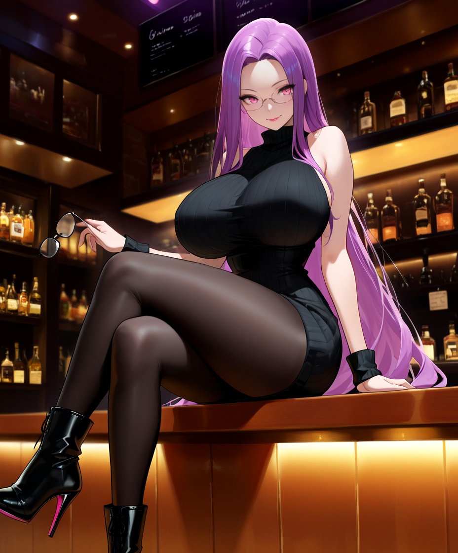 masterpiece,  best quality purple hair,  long hair on Tensor.Art
