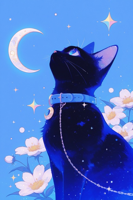 blue eyes,  flower,  sparkle on Tensor.Art
