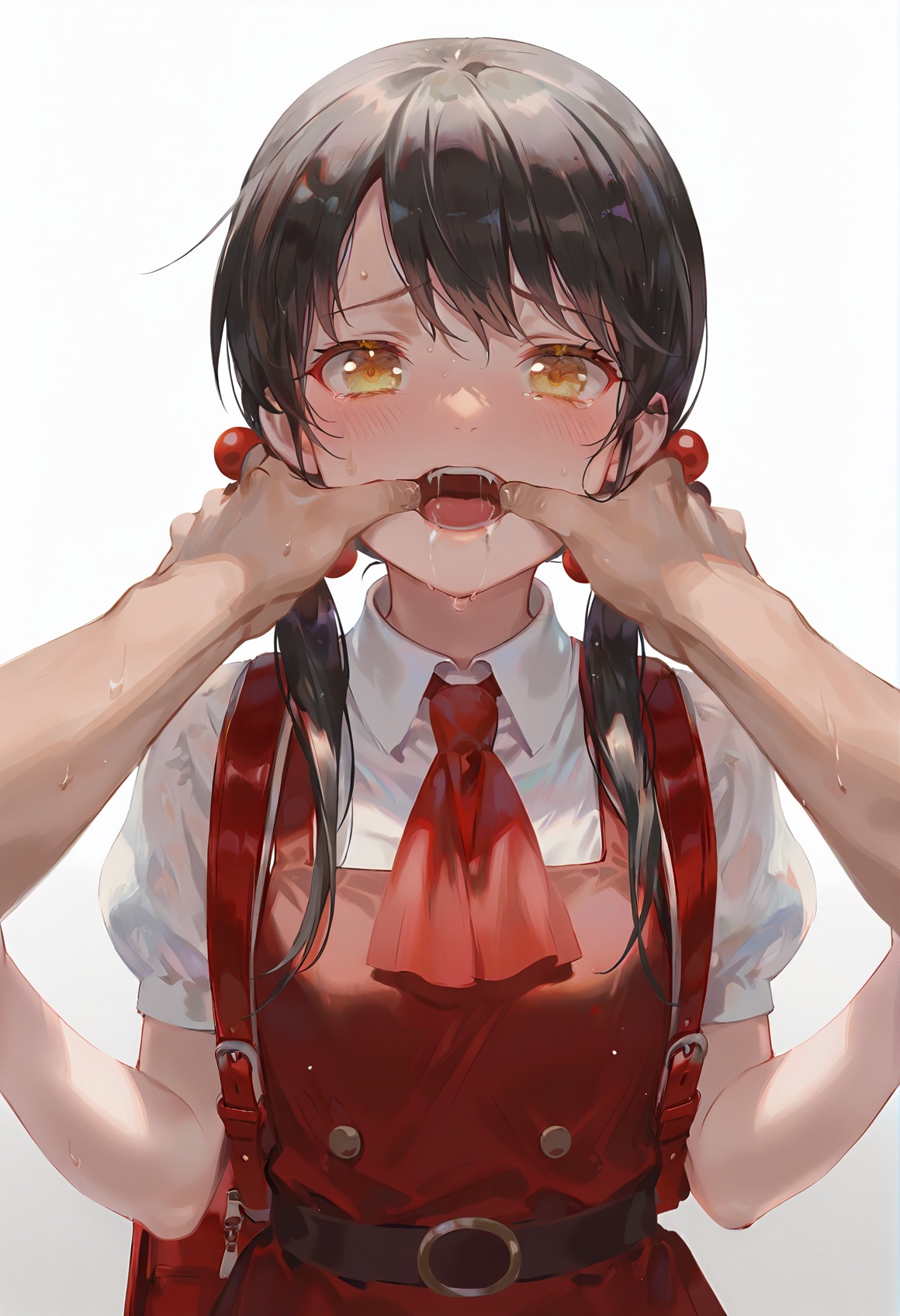 1girl,  twintails,  black hair on Tensor.Art