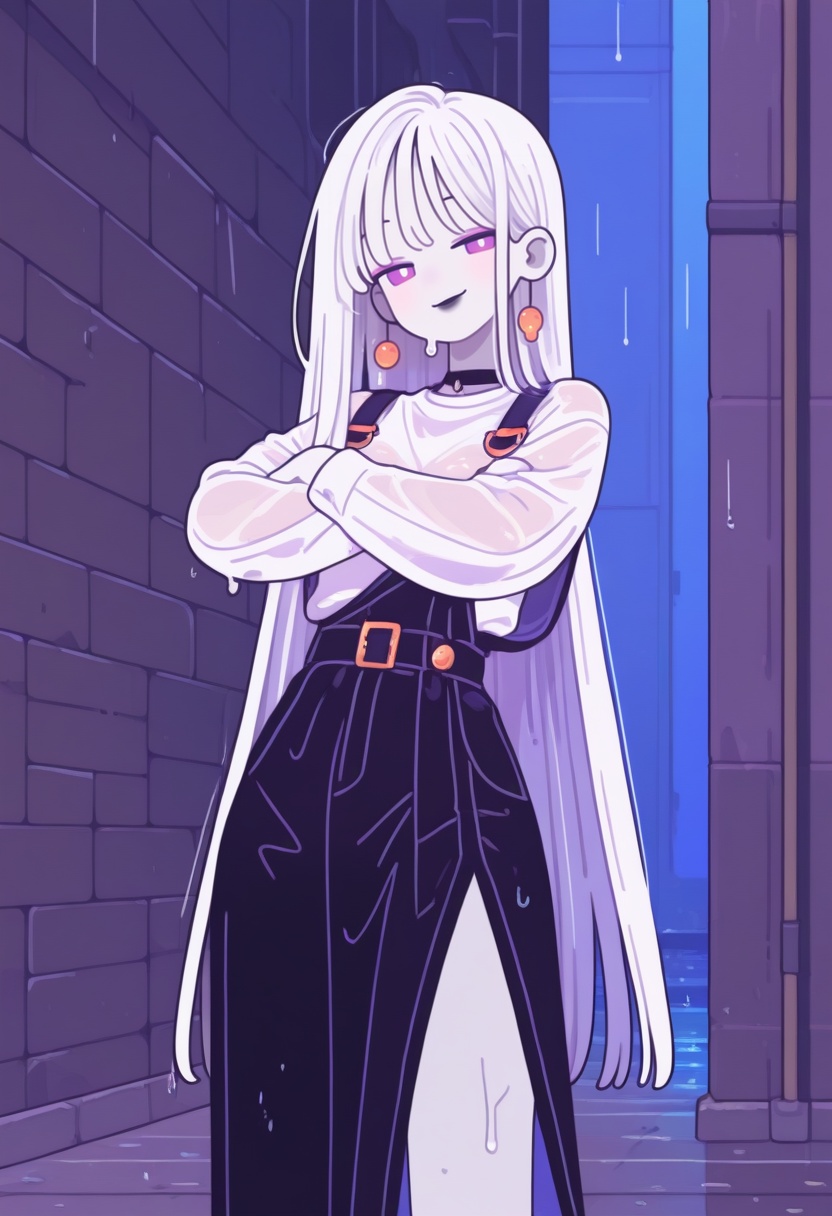 1girl,  goth girl, on Tensor.Art