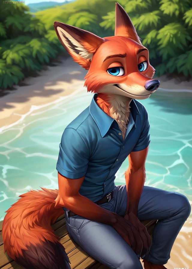 uploaded on e621,  ((by Wildering,  by Foxovh on Tensor.Art