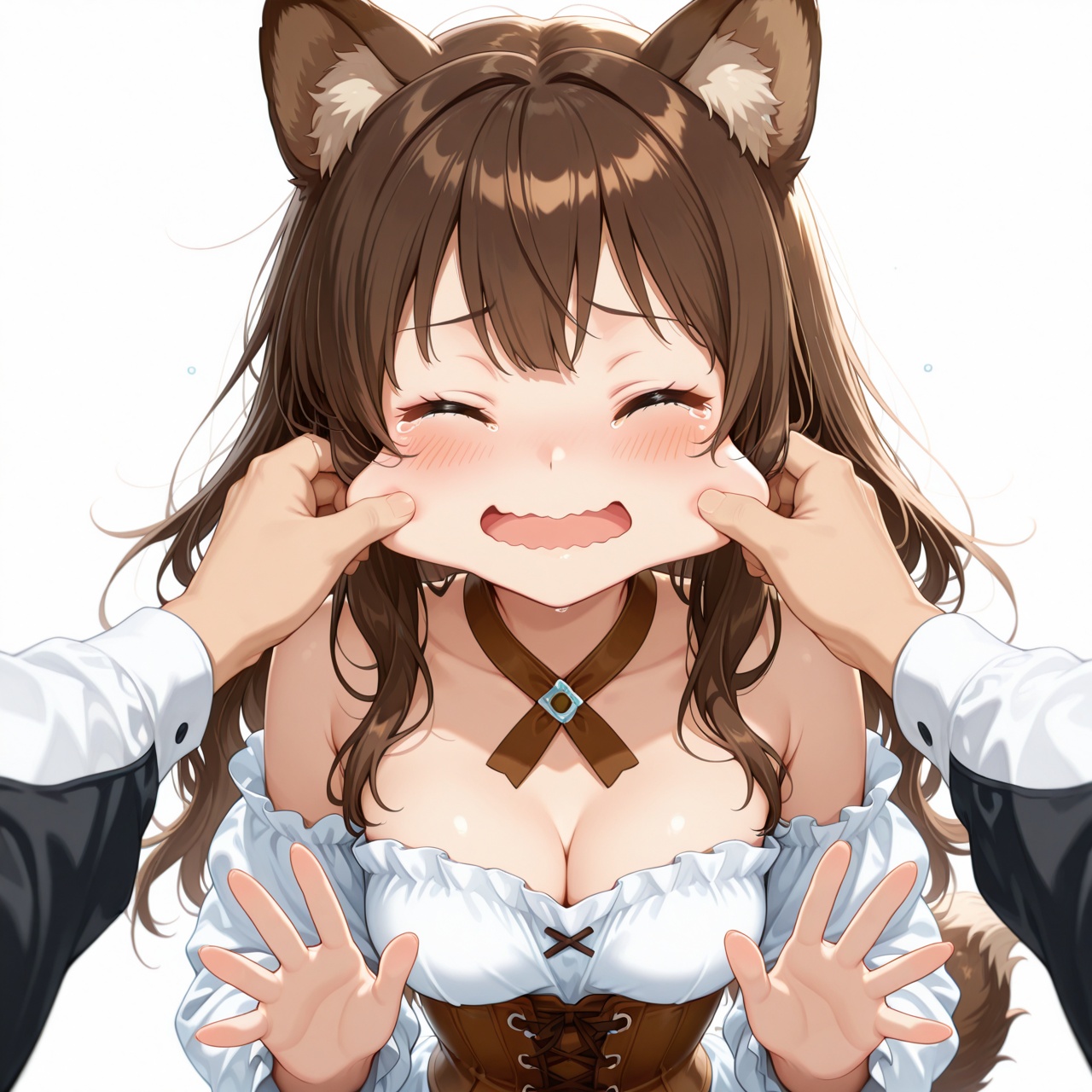 hoho,  1girl,  blush on Tensor.Art