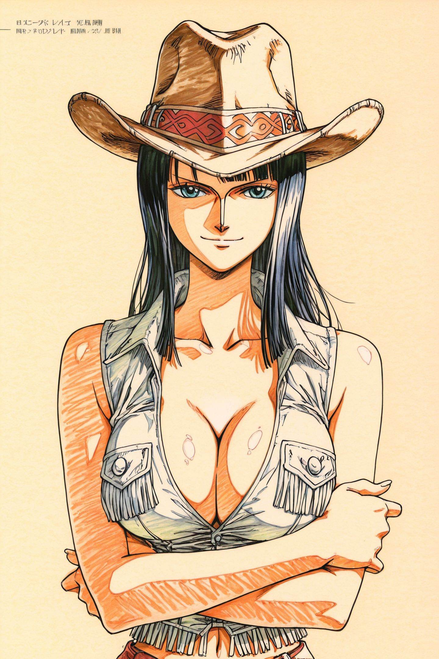 Colorful Line Art,  1girl,  nico robin on Tensor.Art
