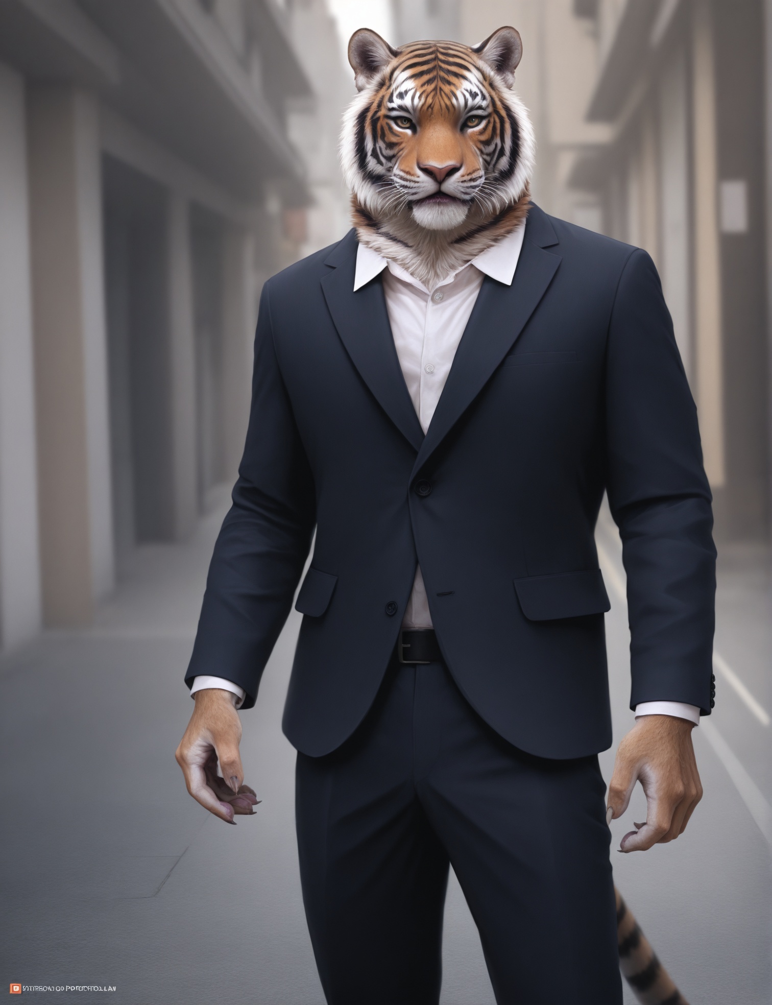 anthro,  tiger,  male on Tensor.Art