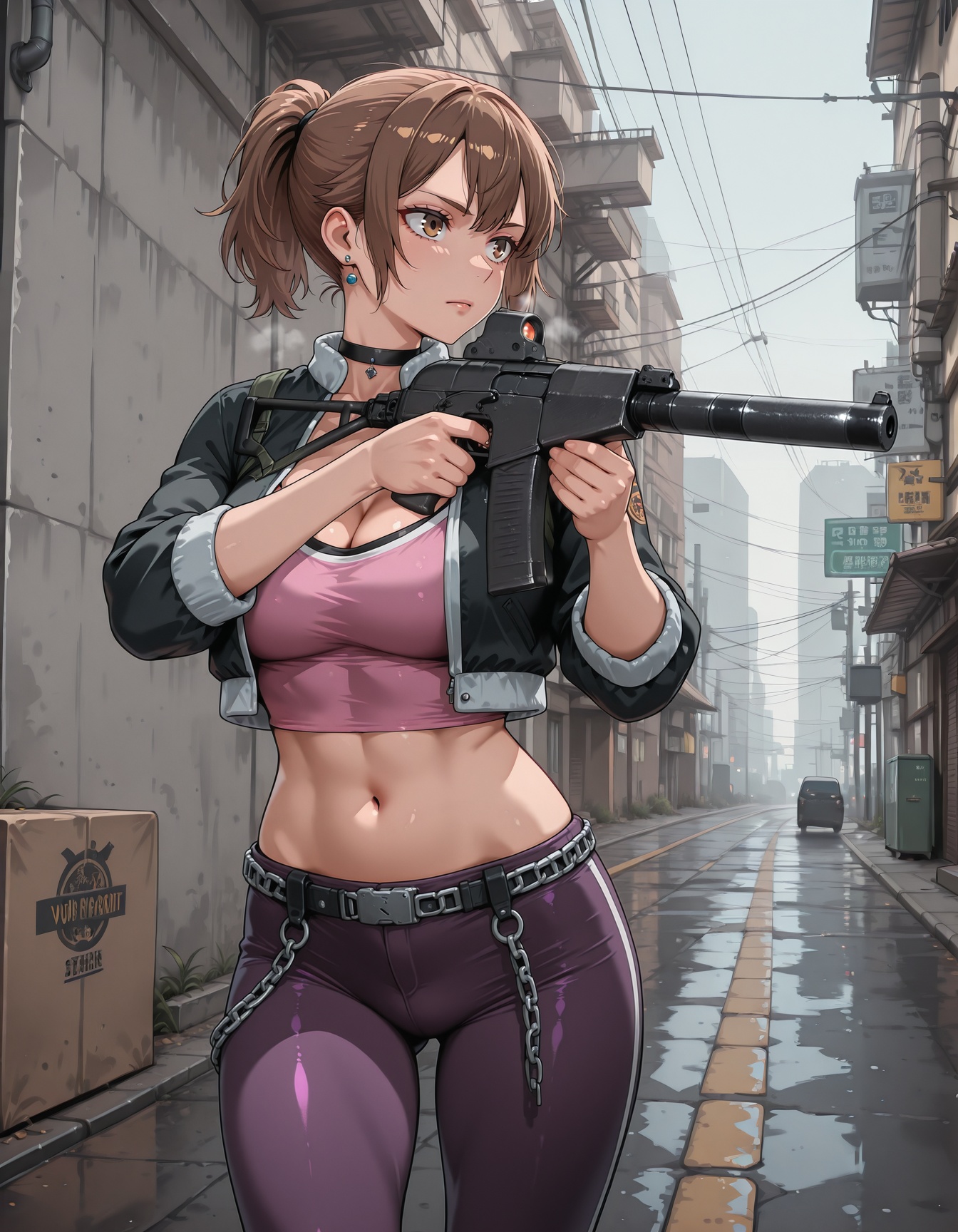 1girl,  ss-shasr3-illu,  brown eyes on Tensor.Art