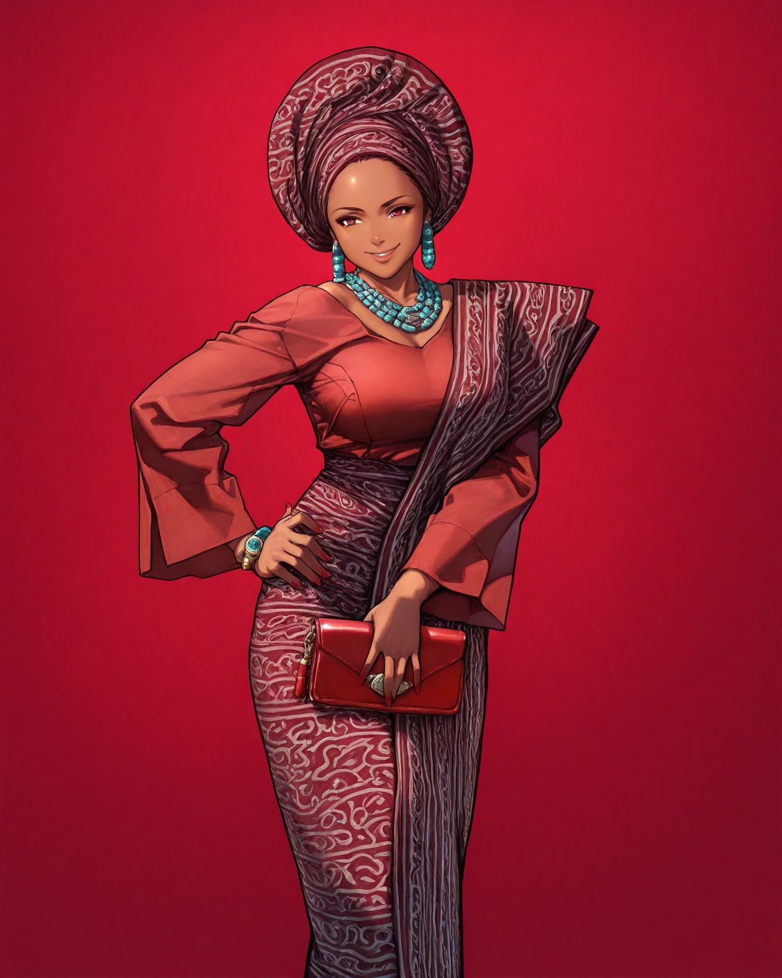 1girl,  asooke,  asooke headdress on Tensor.Art