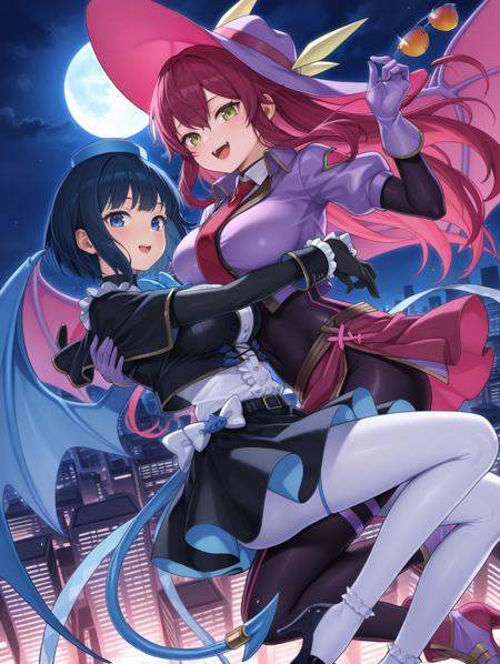 phantom thief,  official style,  2girls on Tensor.Art