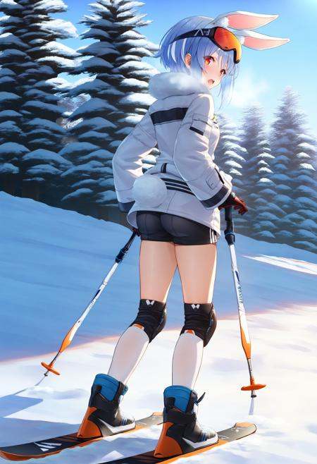 by [lack|fuzichoco|lam|kinta \(distortion\)|wlop|quasarcake|nixeu|happoubi jin|miyajima reiji],  1girl,  usada pekora on T...