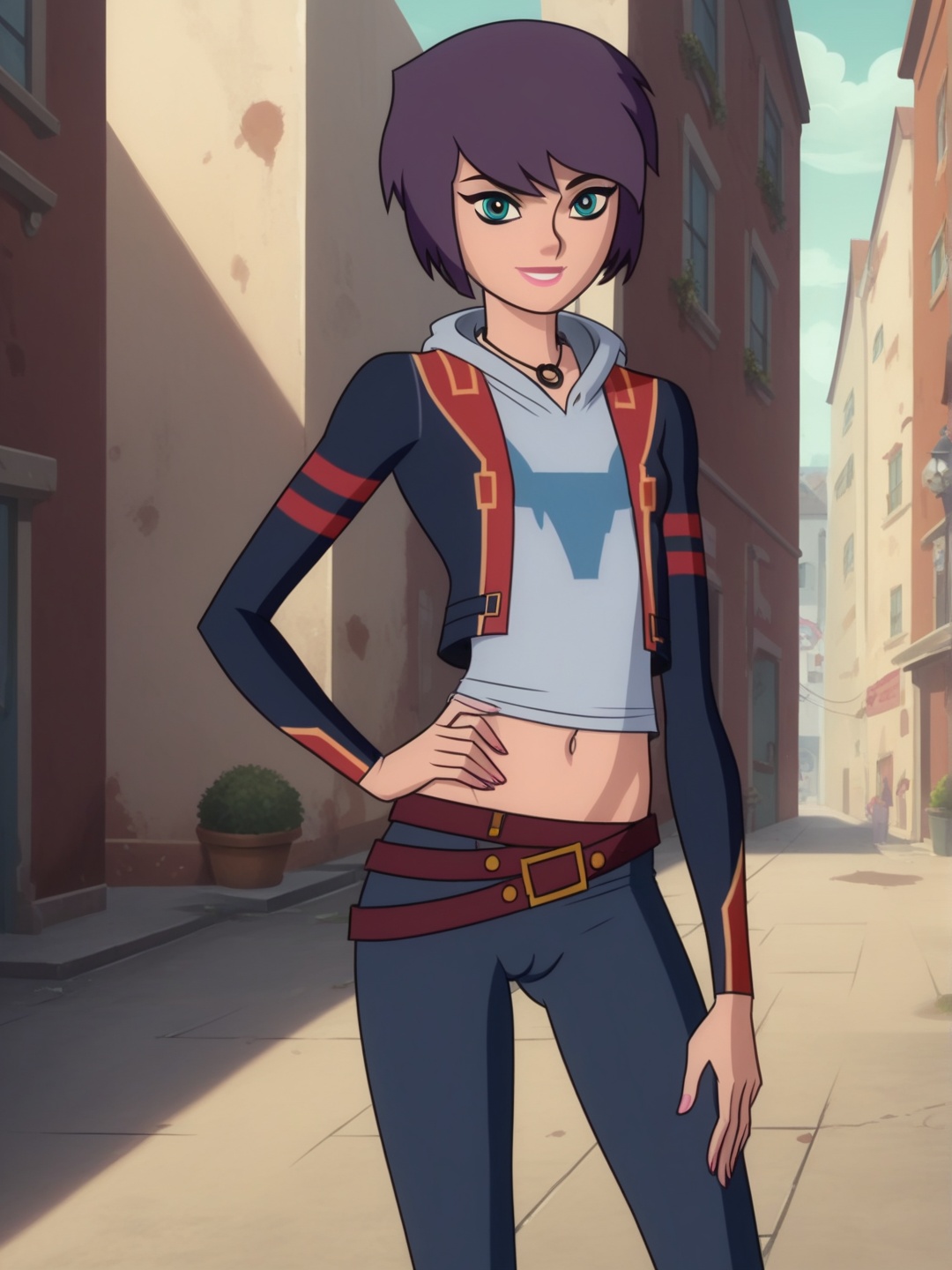 1girl,  m_zarya_moonwolf,  open jacket on Tensor.Art