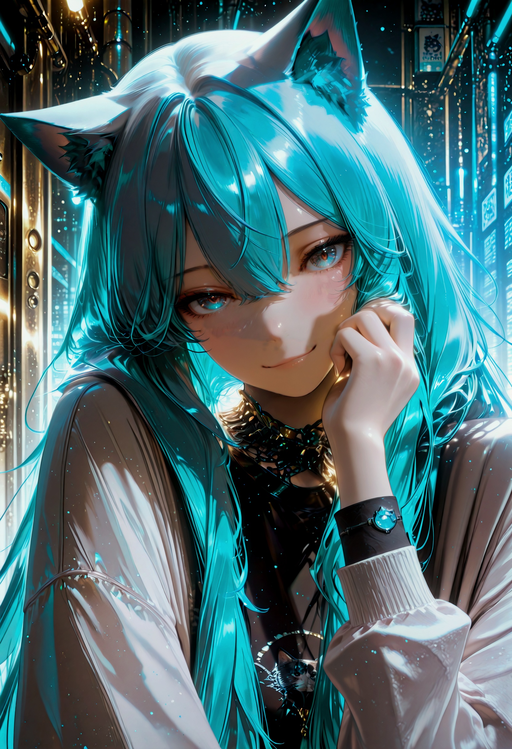 1girl,  solo,  long hair on Tensor.Art