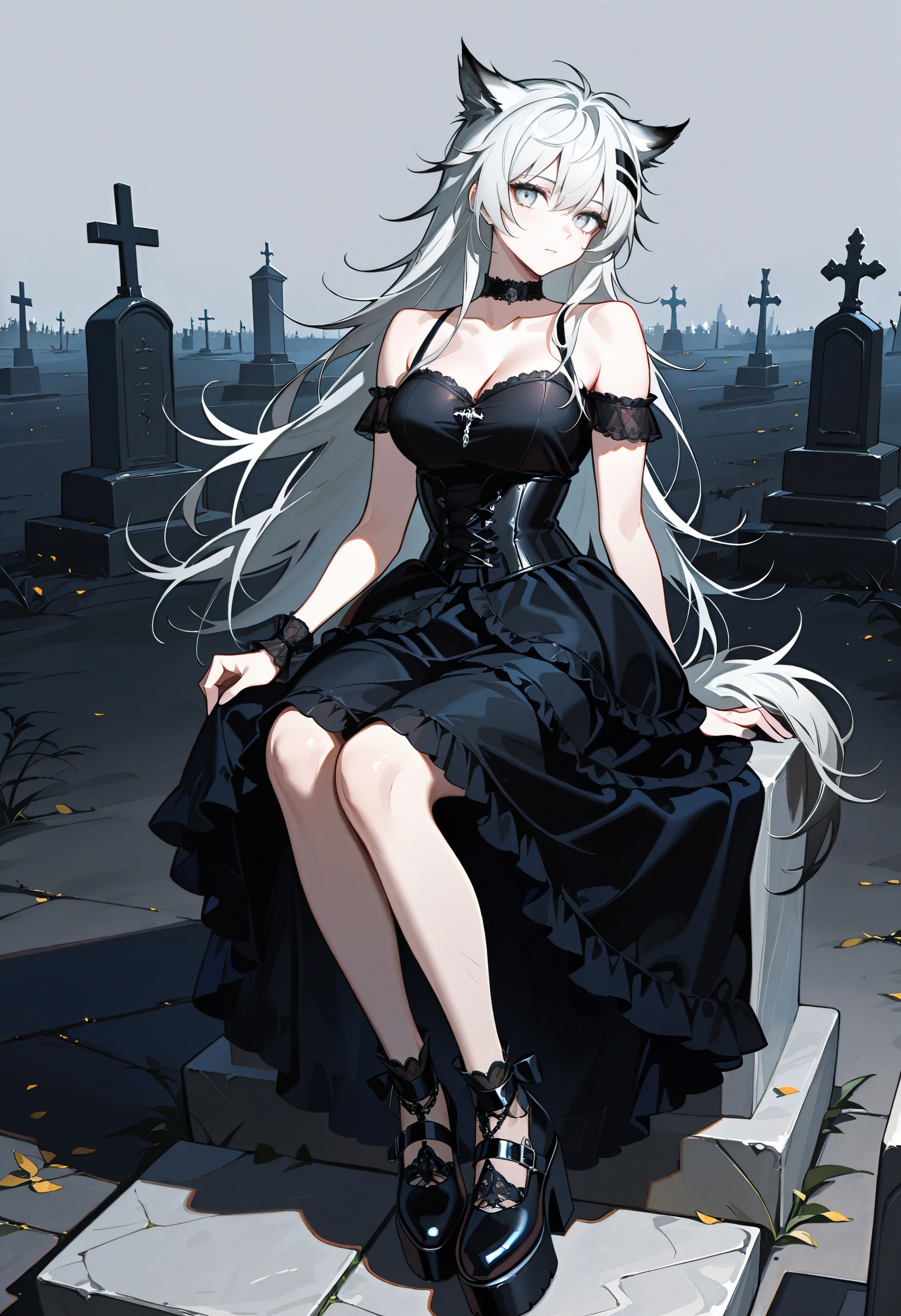 solo,  1girl,  dhg dress on Tensor.Art