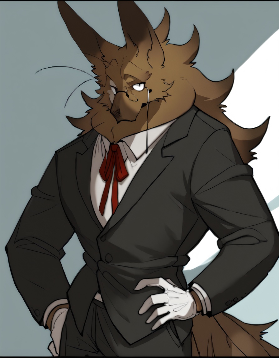 bergner,  1boy,  furry male on Tensor.Art