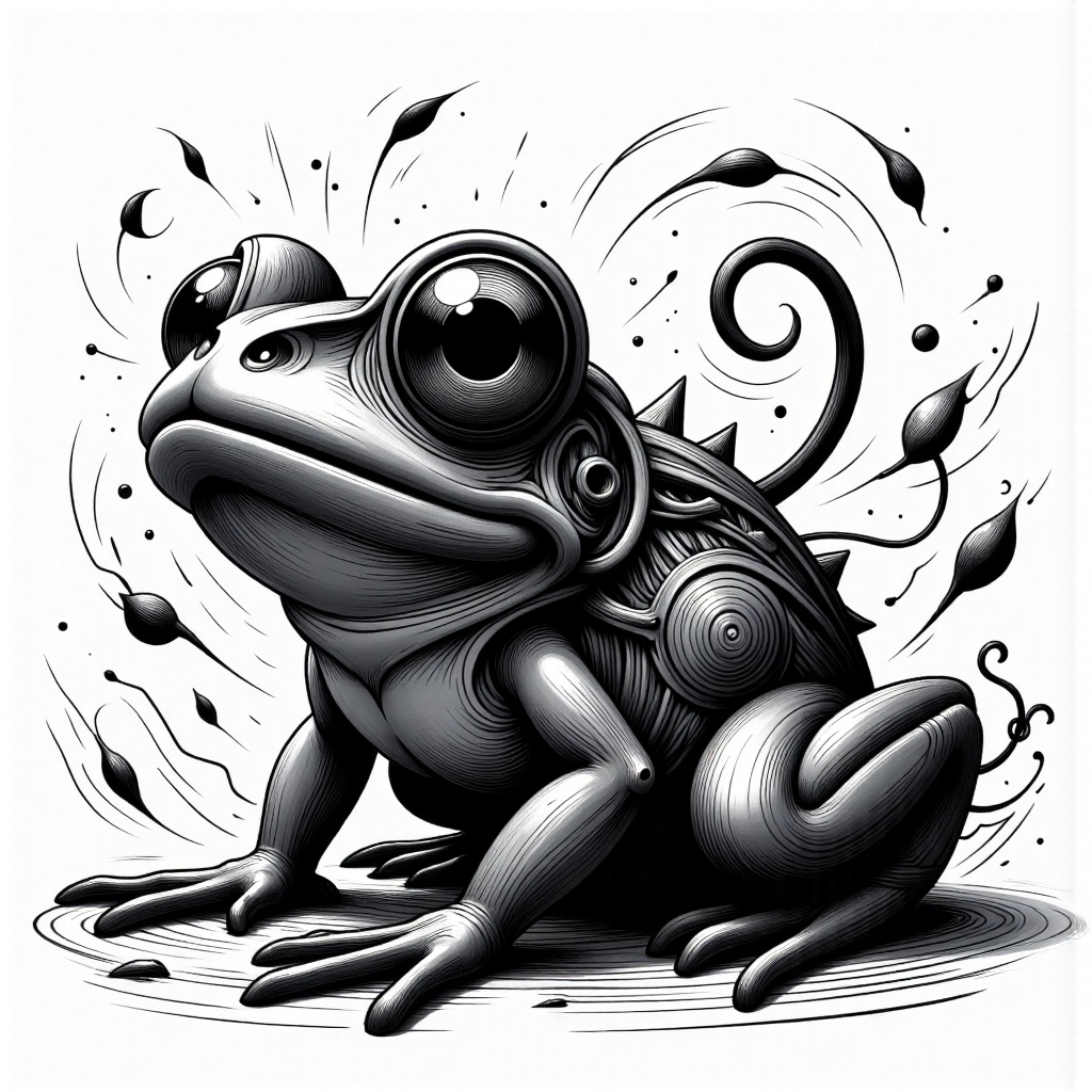 monochrome,  lineart,  dark on Tensor.Art