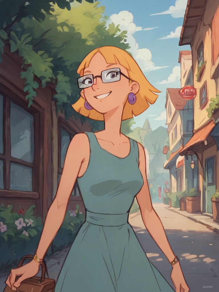 miriam,  1girl,  glasses on Tensor.Art
