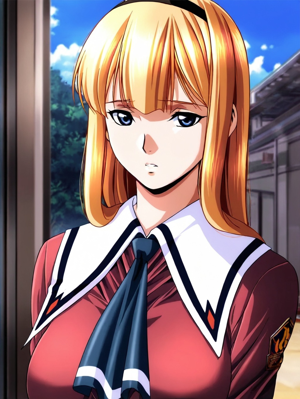 stigma illust artstyle,  akizuki mirei,  1girl on Tensor.Art