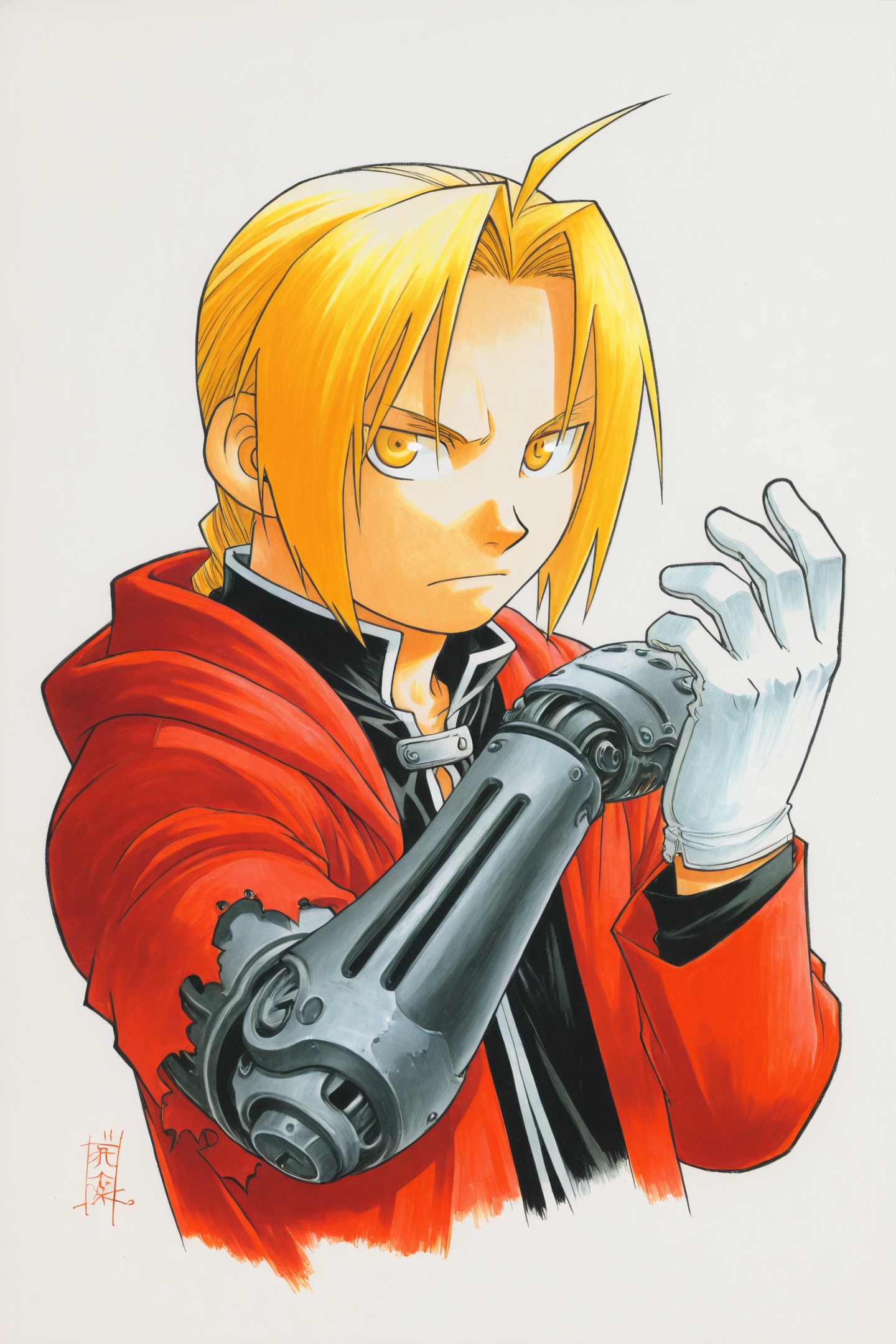 Hiromu Arakawa Style,  edward elric,  1boy on Tensor.Art