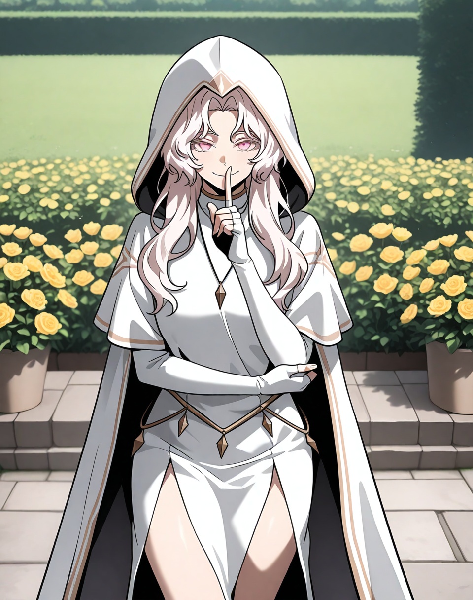yurneth_syd,  long hair,  white hair on Tensor.Art