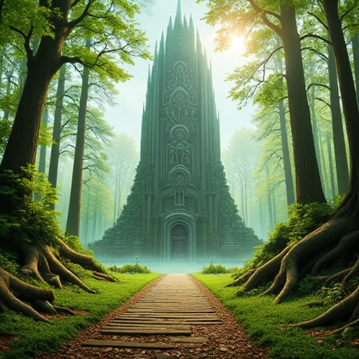 organic,  a towering on Tensor.Art
