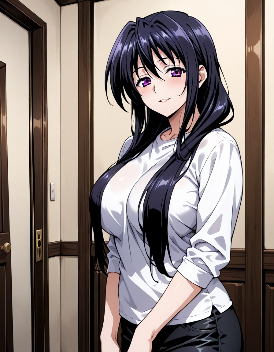 himejima akeno,  looking at viewer,  eyes on Tensor.Art