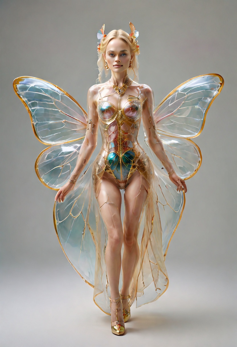 jiqiren-toushi,  transparent,  You can see the internal structure on Tensor.Art