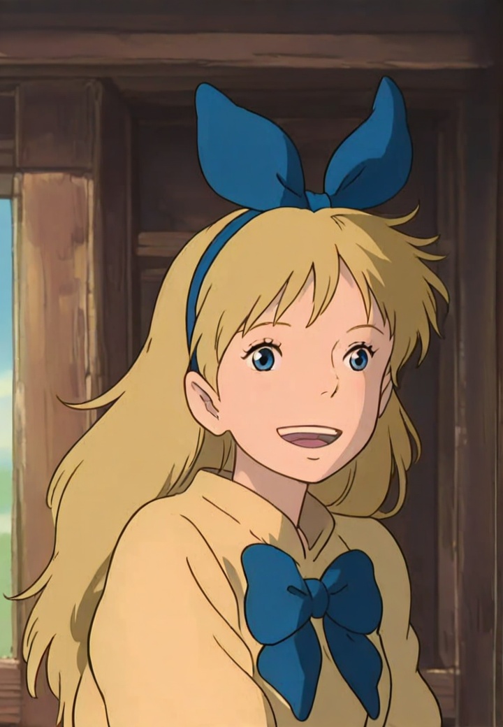 studio_ghibli,  1girl,  blonde hair on Tensor.Art