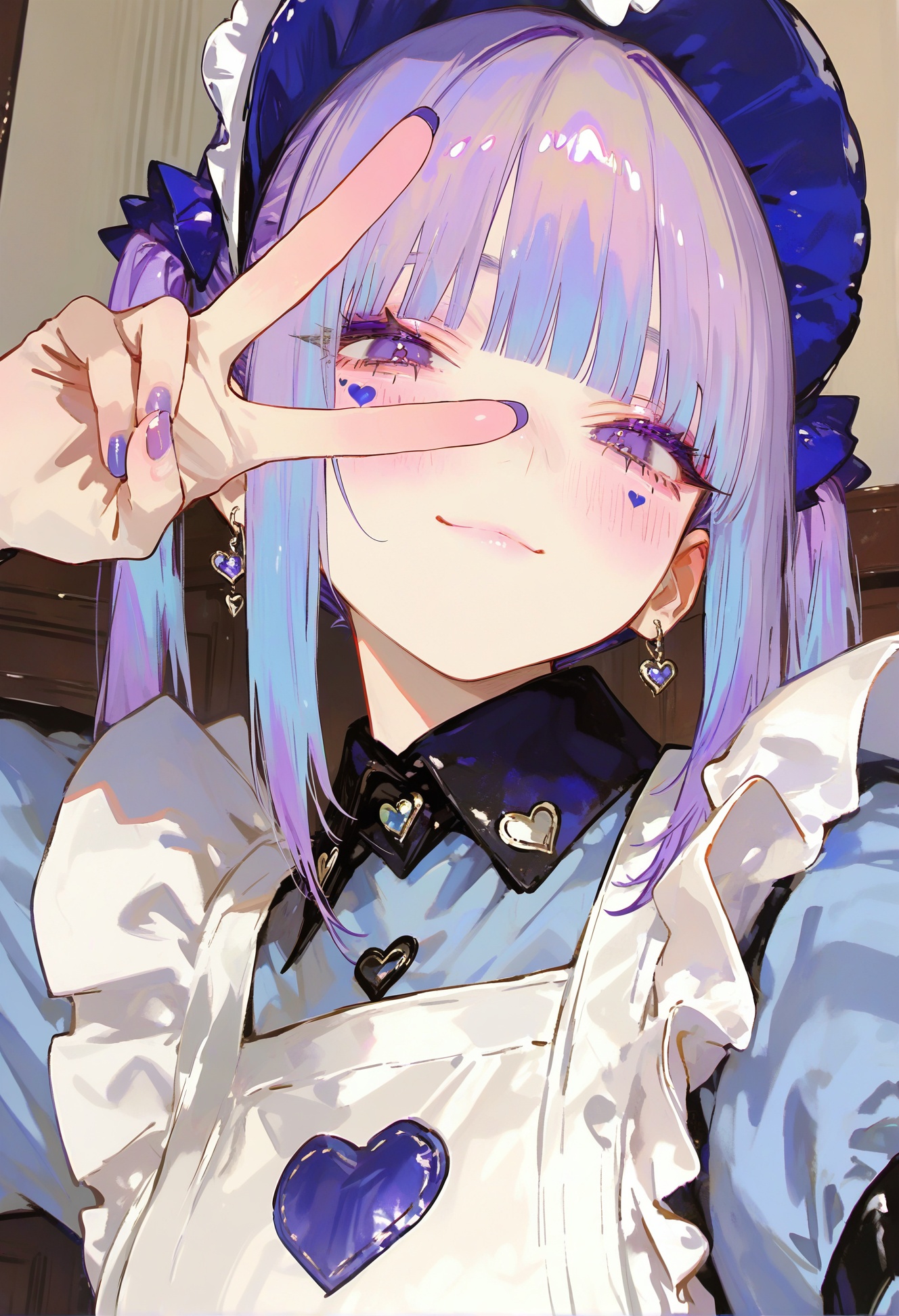 748cmstyle,  1girl,  heart facial mark on Tensor.Art