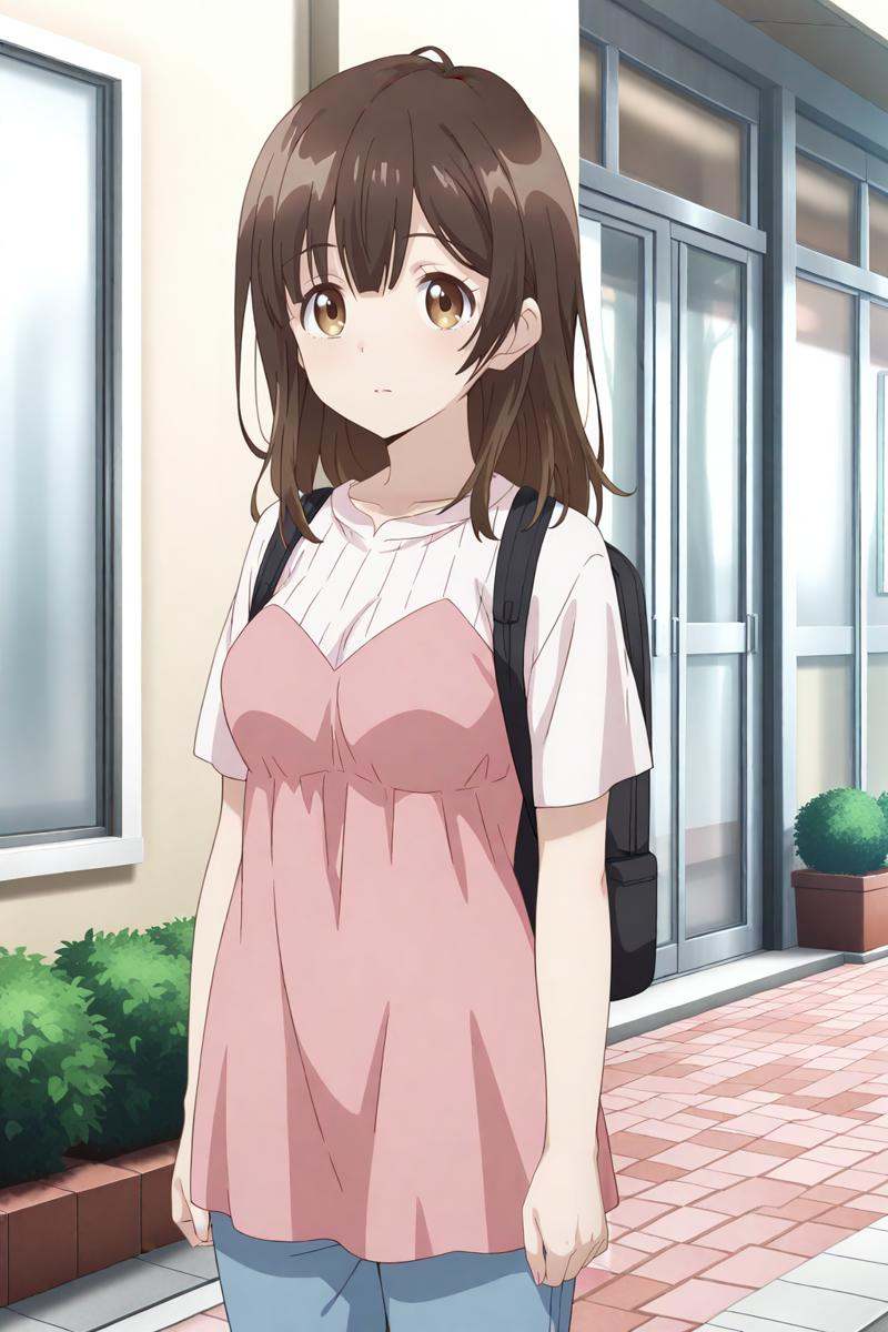 anime screenshot,  hige wo soru. soshite joshikousei wo hirou,  ogiwara sayu on Tensor.Art