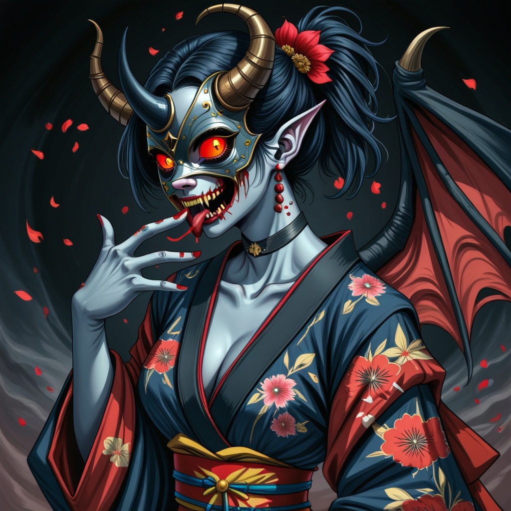 naboka,  scsource_anime,  fangs on Tensor.Art