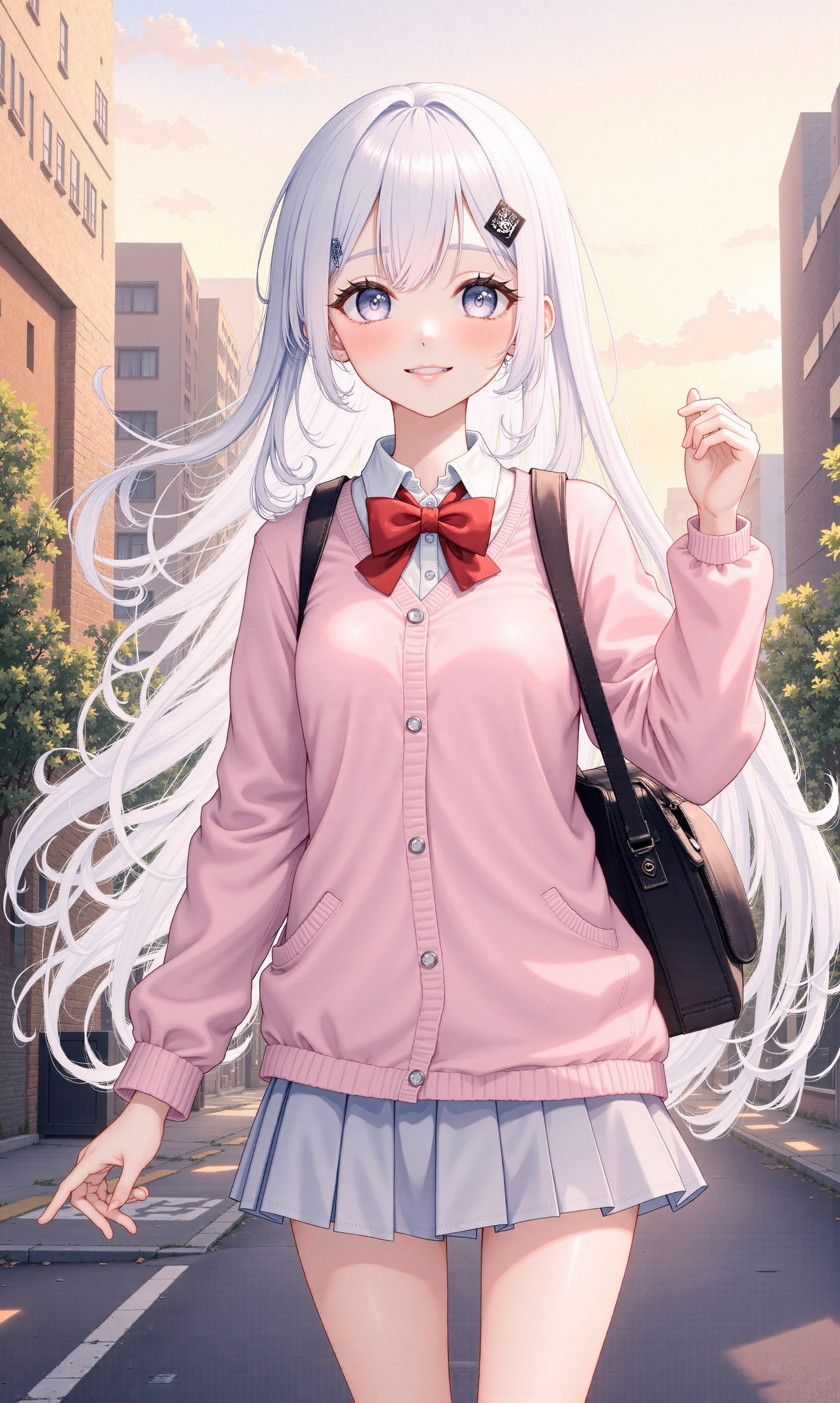 An anime girl,  full body,  wide_shot on Tensor.Art