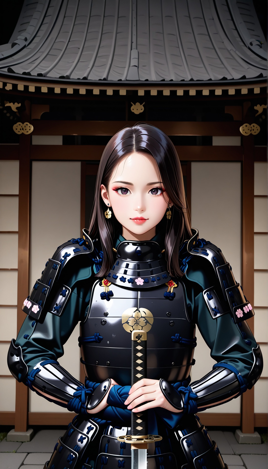 1girl,  solo,  shoulder armor on Tensor.Art