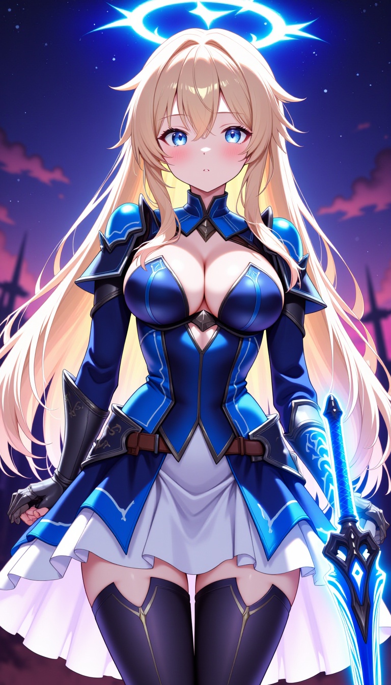 1girl,  blonde hair,  long hair on Tensor.Art