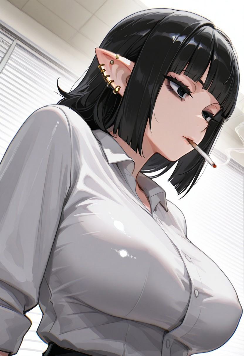 glossy_gold_style,  1girl,  detailed eyes on Tensor.Art