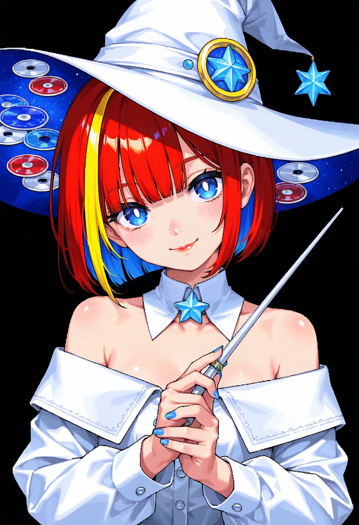 1girl,  original,  bare shoulders on Tensor.Art