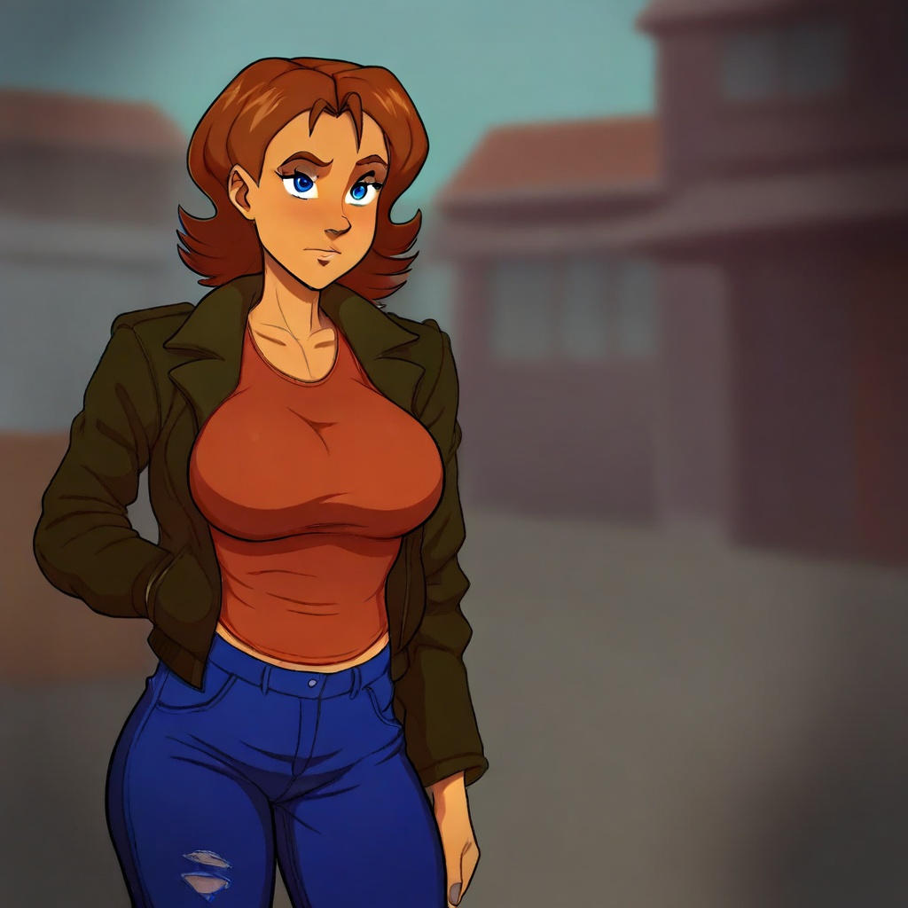 Irma_Lair,  short hair,  brown hair on Tensor.Art