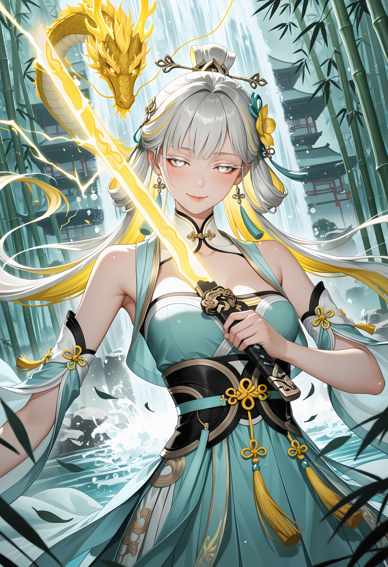 1girl,  jinhsi \(wuthering waves\),  amazing quality on Tensor.Art