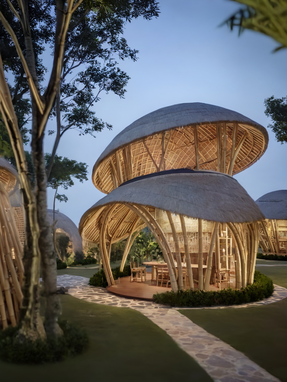 ((Bamboo House)),  masterpiece,  best quality on Tensor.Art
