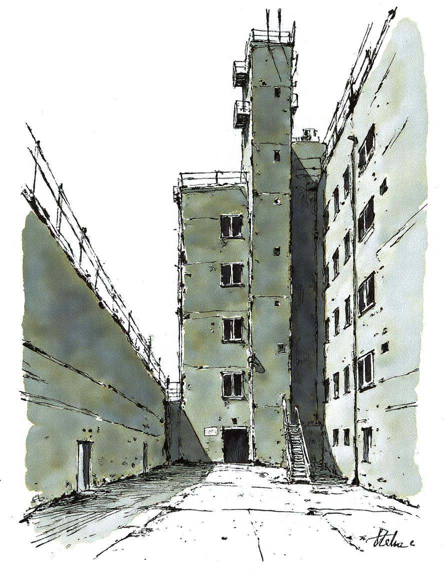 ink watercolor,  industrial_design_sketch_style,  construction lines on Tensor.Art