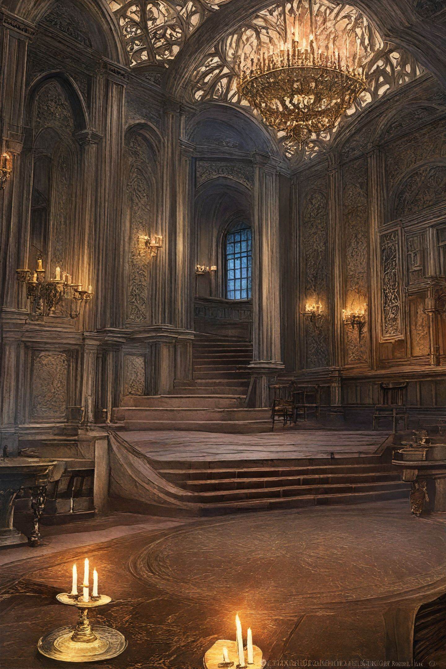 no humans,  scenery,  stairs on Tensor.Art